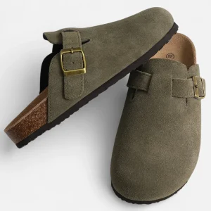 Cléandre | Mules en Suède pour Homme – Confort Sculpté Style Sabots