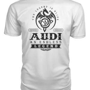 AUDI AN ENDLESS LEGEND Premium Unisex T SHIRT