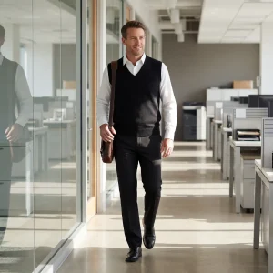 Nivert | Gilet Sans Manches Homme en Coton – Élégance Minimaliste