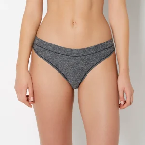 Smooth Comfort High Leg Bikini Panty in Tuxedo Black