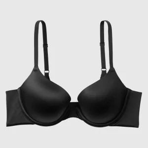 Comfort Lightly Lined Demi Bra in Black