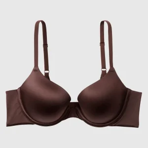 Comfort Lightly Lined Demi Bra in Rich Mocha