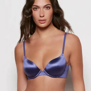 Lightly Lined Demi Bra in Dusk Blue