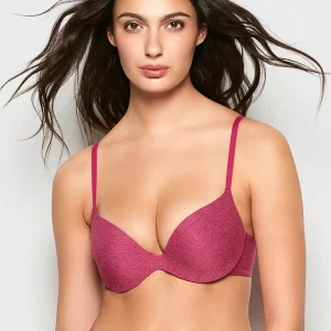 Smooth Comfort Push Up Bra in Electric Rouge