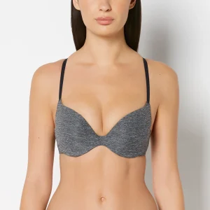 Smooth Comfort Push Up Bra in Tuxedo Black