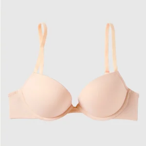 Smooth Push Up Bra in Beige