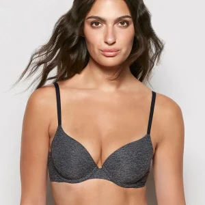 Comfort Lightly Lined Demi Bra in Black