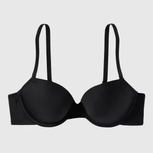 Lightly Lined Demi Bra in Black
