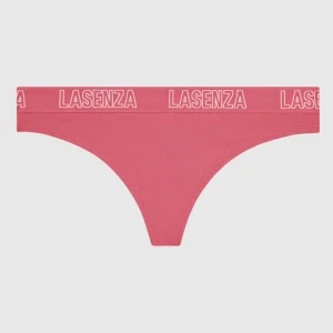 Smooth Thong Panty with Logo Band