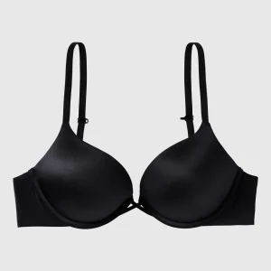 Up 2 Cup Push Up Bra in Smoulder Black