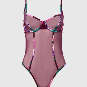 Unlined Mesh Bodysuit