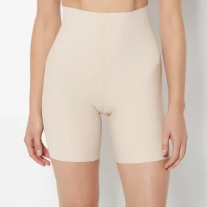 High Waist Smoothing Short in Rosetan