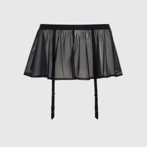 Sheer Garter Skirt