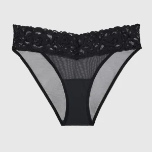 V-Waist Mesh Bikini Panty