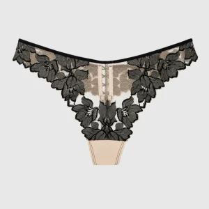 Lace High Leg Thong Panty