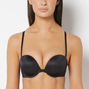 Up 2 Cup Strapless in Tuxedo Black