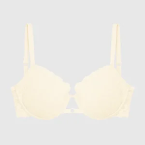 Lightly Lined Balconette Bra with Allover Lace