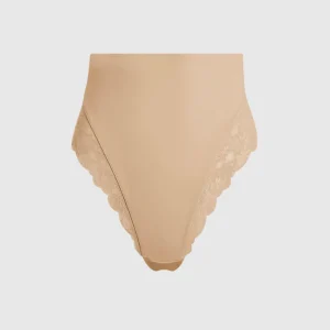 High Waist Smoothing Cheeky Panty in Rosetan