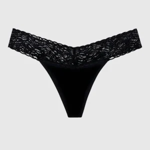 V-Waist Cotton Thong Panty