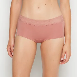 Boyshort Panty in Old Rose
