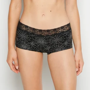 Boyshort Panty in Spiderwebs