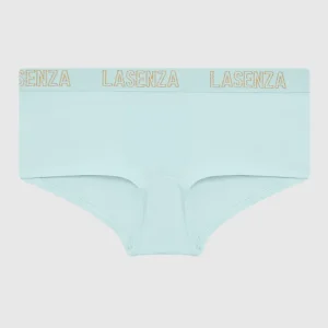 Boyshort Panty with Logo Band in Vista Blue