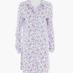 Lovable PJ Sleep Shirt Floral with Piping