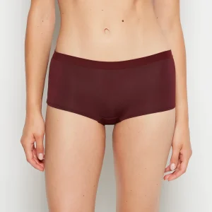 Boyshort Panty With Vanishing Trim in Russian Ruby