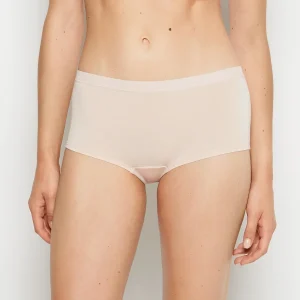 Boyshort Panty With Vanishing Trim in Cameo Rose