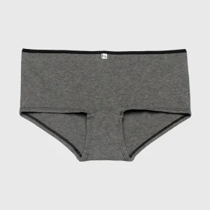 Boyshort Panty in Tuxedo Heather