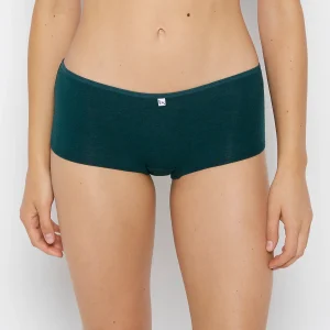 Boyshort Panty in Emerald Green Heather
