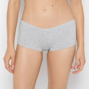 Boyshort Panty in Cool Gray Heather