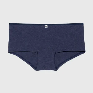 Boyshort Panty in Dark Navy Heather