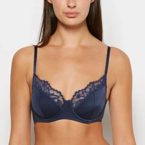 Balconette Bra in Dark Navy