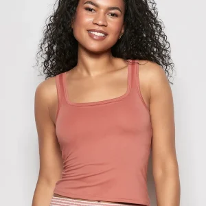 Sleep Tank in Rosy Blush