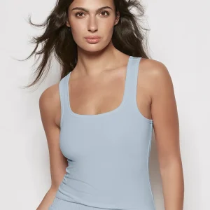 Sleep Tank in Subdued Blue