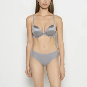 Bikini Panty with Logo in Skyrocket