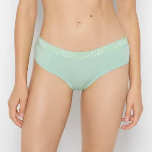 Art Deco Logo Hipster Panty in Hemlock