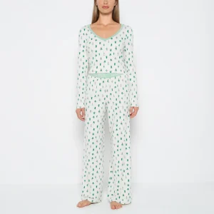 Two-Piece PJ Set in Tiny Trees