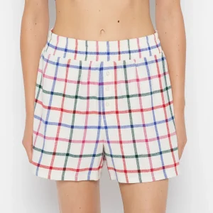 Flannel Boxer Short in Large Jingle Plaid