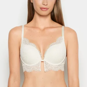 Lace Wired Padded Bra in Gardenia