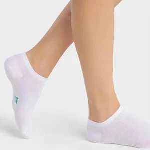 Pack of 2 Cotton Ankle Socks in White