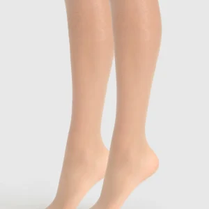 Sheer Knee High Stocking in Sugar Baby