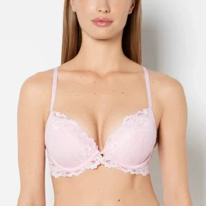 Up 2 Cup Plunge Bra with Romantic Lace in Sweet Dream
