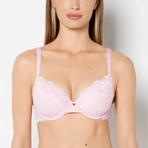Full Coverage Lightly Lined Bra With Romantic Lace in Sweet Dream