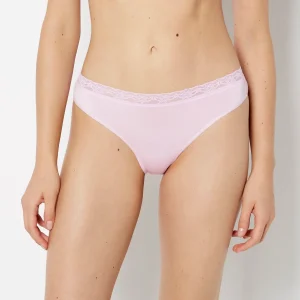 Ultrasoft Modal Bikini Panty with Lace Trim in Sweet Dream