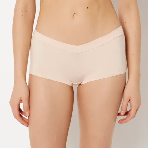 Boyshort Panty Wide Waist in Pearl Blush Heather