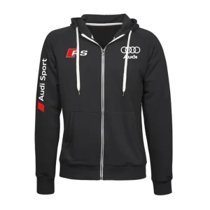 Audi Contrast Zipper Hoodie