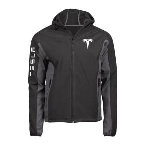 Tesla Two-Tone Soft Shell Jacket with Hood
