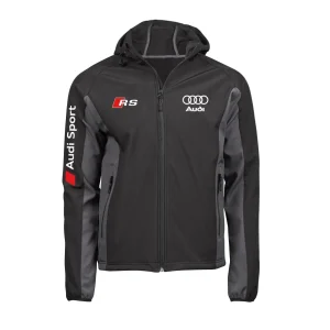 Audi Two-Tone Soft Shell Jacket with Hood